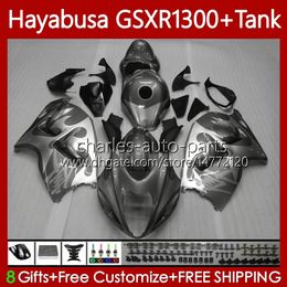 Bodywork For SUZUKI Hayabusa GSXR-1300 GSXR 1300 CC GSX-R1300 1996 2007 Bodys 74No.304 Grey&flames GSXR1300 1300CC 96 97 98 99 00 01 GSX R1300 02 03 04 05 06 07 Fairing