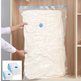 Storage Bags 1PC Vacuum Bag Home Organizer Transparent Border Foldable Clothe Seal Compressed Travel Saving Package
