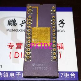 NS87P50D-11 . Electronic Components IC Vintage 8-BIT MICROCONTROLLER Integrated Circuits Chips , Gold-plated surface, dual in-line 40 pins Ceramic package ICs . CDIP40
