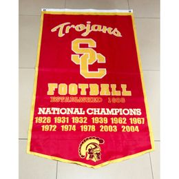 NCAA USC Trojans Flag 3*5ft (90cm*150cm) Polyester flag Banner decoration flying home & garden flag Festive gifts