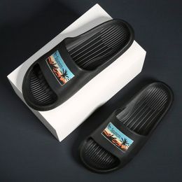 Men's slippers Summer indoor quiet comfortable non-slip outdoor soft soles foot massage beach sandals Special offer