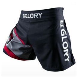 Men's Black Blue Fight Boxing Fitness Breathable Quick Dry Pants boxing shorts muaythai shorts Tiger Muay Thai boxeo1