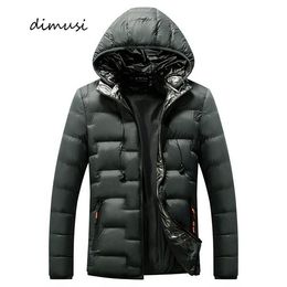 Winter Mens Jacket Fashion Men Cotton Thermal Parkas Coats Casual Male Outwear Army Windbreaker Hoodies Jackets Clothing