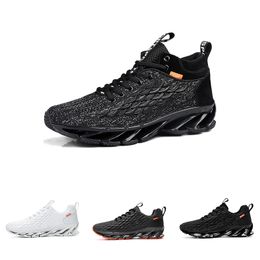 Non-Brand Running Shoes For Men Triple Black White High Top Grey Fashion Blade Personality Comfortable Shoe Mens Trainers Outdoor Sports Sneakers