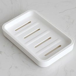 New Bathroom Soap Dish Plate Case Home Shower Travel Hiking Plastic Soaps Holder Container Non Slip Boxes Rack Dispenser BH4276 TYJ