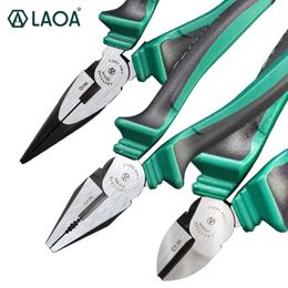 LAOA Cr-Ni Nippers Industrial Grade Side Cutters Japan Stype Cable Wire Cutter Long nose Pliers Diagonal Pliers Pincer Multitool Y200321