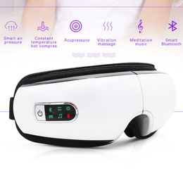 Compress air pressure eye massager temperature strength can be adjusted eyecare instrument bluetooth music