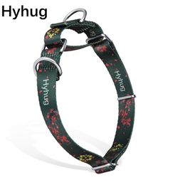 Pets Supplies Martingale Dog Collars Polyester Print Dog Training Collar For Large Medium And Small Dogs Collar Adjustable LJ201111