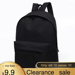 Backpack 2021 Fashion Purse Student College Canvas Daypack Men Women Black High Quality Brand Laptop Shoulder School Book Bags1