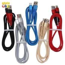 Charging Cable Micro USB & Type C Cable for Samsung Huawei Xiaomi LG 1m Mermaid braided USB Cable 100pcs/lot