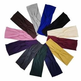 Women Lady Fashion Bow Knot Turban Head Wrap Hairband Yoga Sport Headband Hair Band For Girl Hair Accessories