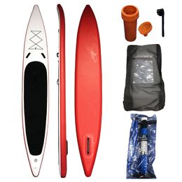 Surfboards 380x70x15cm Inflatable Surf Stand Up Sup Paddle Board Water Surfing Fast Speed Race Inflatable Surfboard Wakeboard Kayak Boat