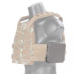 Tactical Plate Side Pouch Protective Bag Armour Guard Shooting Airsoft Set For SS Hunting Ves Carrier Multicam EM9055
