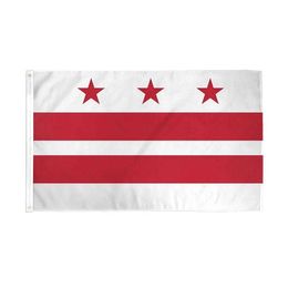 Washington D. C. Flag High Quality 3x5 FT City Banner 90x150cm Festival Party Gift 100D Polyester Indoor Outdoor Printed Flags and Banners