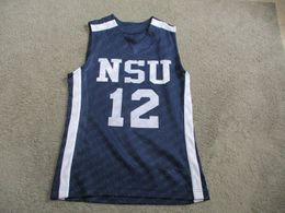 custom Nova Southeastern Sharks Basketball Jersey #12 Stitched Customize any number name MEN WOMEN YOUTH XS-5XL