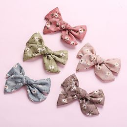 15 pcs/lot, Handtied Fabric Bow hair clips or Nylon headbands, Children Girls Hair accessories baby shower gift LJ201226