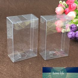 30pcs 3.5*8*8cm clear plastic pvc box packing boxes for gifts/chocolate/candy/cosmetic/cake/crafts square transparent pvc Box