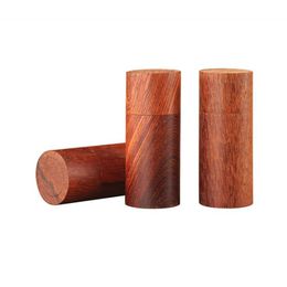 Newest Mini Natural Wooden Storage Stash Storage Bottle Seal Case Portable Handmade Cigarette Herb Pill Snuff Tobacco Smoking Jars Box DHL