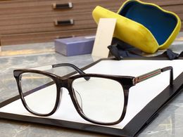 2021 new 0078 big square frame fashion temperament trend high-end quality joker glasses frame size 56*17*145