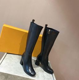 Stretch autumn winter over the knee boots women round head middle boot for women Woman Long Boots Size 35-41