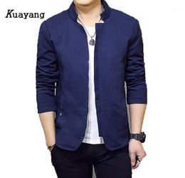 Men's Jackets Wholesale- 2021 Arrival Men Handsome Jacket Coat Cotton Casual Wear Style For Spring Autumn Korean Version FLD00141