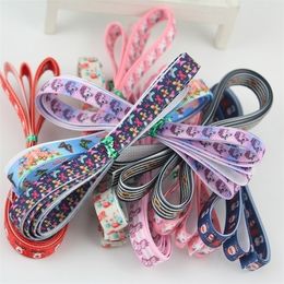 9mm 3/8printed christmas Gift Packing grosgrain ribbon for Wedding Party Decoration DIY Handmade Crafts Y201020