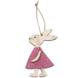 Easter Wooden Pendants Decorations Pendant DIY Carved Wooden Rabbit Hanging Pendants Ornaments Creative Wooden Craft Party Favours ZZC4048