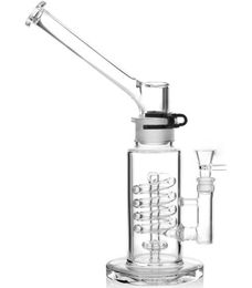 Vintage GRA removeable 11inch 24mm Female joint Glass Bong hookah Water Pipes can put customer logo