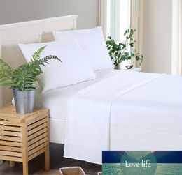 42.25 cHot Sale Solid Color Flat Sheet and Fitted Sheet and Pillowcases Bedding Set Twin Queen King Bed Lines55