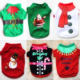 Christmas Pets Clothes XS S M L Chihuahua Pet Shirt Merry Christmas New Year Dog Costume