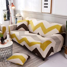 Stretch Slipcovers Sectional Elastic Stretch Sofa Cover for Living Room Couch Cover L shape Armchair Cover Single/Two/Three Seat 201119