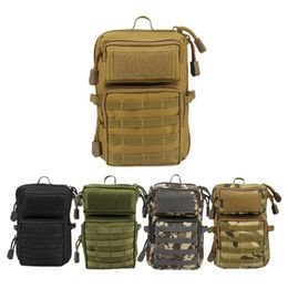 Men Women Outdoor Sports Bag Phone Holder Pouch Camping Hiking MOLLE System Backpack Utility Waist Bag