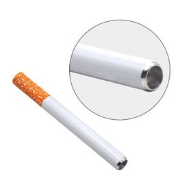 78mm metal pipe of cigarette shape can be cleaned, creative and portable filtering Aluminium pipe