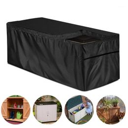 Large Capacity Outdoor Garden Furniture Storage Bag With Zipper Waterproof UV Protection Seat Cushion Protective Cover Organiser Bags