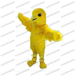 Halloween Yellow Bird Mascot Costumes Top quality Cartoon Character Outfits Adults Size Christmas Carnival Birthday Party Outdoor Outfit