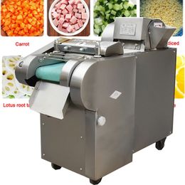 2021 latest hot sale stainless steel electric vegetable cutter commercial multifunctional potato shredder fruit and vegetable dicing machine