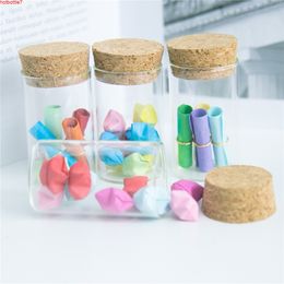 20ml Glass Tube with Wooden Cork 20cc Clear Vial Transparent Jar Bottles 50pcs/lothigh quantity