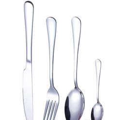 5 Colours High-grade Gold Cutlery Flatware Set Spoon Fork Knife Teaspoon Stainless Dinnerware Sets Kitchen Tablewar jllvLm mx_home