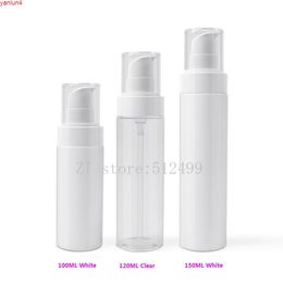 100/120/150ml 20pcs Cosmetic Empty PET Lotion Pump Bottle, DIY Clear/White Refillable Container,Portable Travel Emulsion Packagehigh qualtit