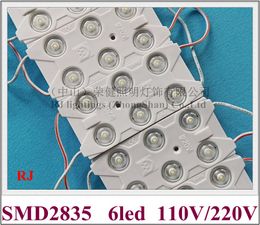 AC220V input injection LED module light waterproof LED back light AC220V 3W SMD 2835 6led IP67 CE 87mm*42mm*8mm high bright 2019 new