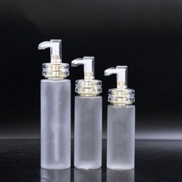 High-end 100ml~500ml Frosted PET bottle shampoo body milk shower gel makeup remover oil lotion bottles