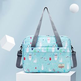 Diaper Fashion Cartoon Mom Large Capacity Multifunctional Mummy High Quality Nylon Portable Diagonal Bag LJ201013