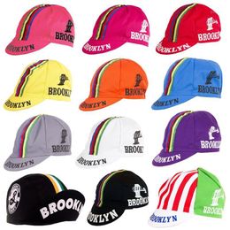 Colors Lines Champions Retro Classical Cycling Caps OSCROLLING & Masks