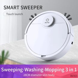 FreeShipping Smart Floor robot vacuum cleaner vacuum cleaner 3 in 1 Multifunction USB Auto cleaning robot Suction Sweeper Dry Wet robots