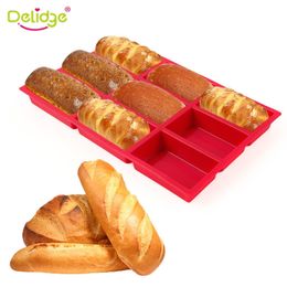 Delidge 1pc 9Holes Silicone Cake Mould 3D High Temperature Resistance Fondant Bread Fondant Cake Baking Mould DIY Baking Tools Y200618