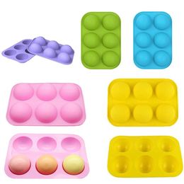 Chocolate Molds Silicone for Baking Semi Sphere Silicone Molds Baking Mold for Making Kitchen Bomb Cake Jelly Baking Moulds Fast Shipping