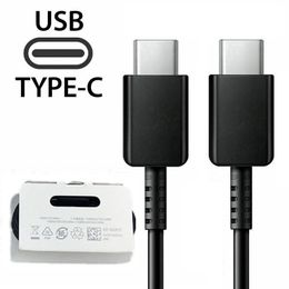 1m 3FT USB Type-C to Type C Cable c to c Fast Charge for Samsung Galaxy s20 note 20 Plus Support PD Quick Charge cords