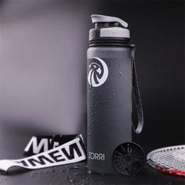 ZORRI Bottle For Water Shaker Protein Sports Water Bottle Tourism And Camping Outdoor Cycling Leak Proof Health Water+Bottles 201106