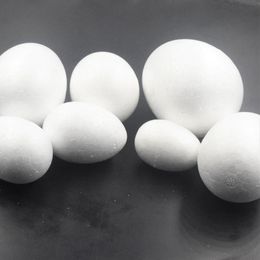 15PCS 10CM-5CM Modelling Polystyrene Styrofoam Foam Egg Ball White Craft Balls For DIY Christmas Party Decoration Supplies Gifts