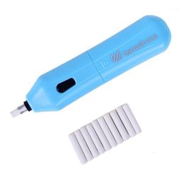 Wholesale-1 Set Electric Eraser Kit With Refills, Automatic Portable Rubber, Battery Operated, Suitable For Office, School, Adults1 Erasers